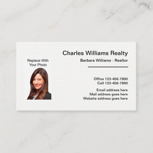 Modèle de Cartes de Visite Professionnelles pour A (Devant)
