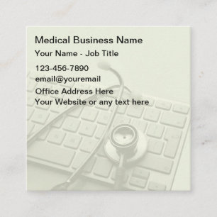 Modèle de Cartes de Visite Thème Médical