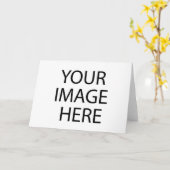 Modèle de cartes de voeux - Prêt à Customiser (Fleur jaune)