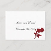 Modèle de cartes mariage (Dos)