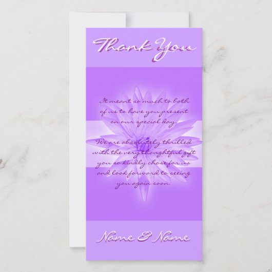 Modèle de cartes photos - lillies personnalisables (Devant)