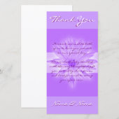 Modèle de cartes photos - lillies personnalisables (Devant / Derrière)