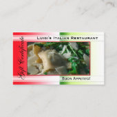 Modèle de certificat cadeau de restaurant italien (Devant)