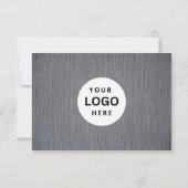 Modèle de certificat cadeau d'entreprise avec logo (Dos)