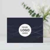 Modèle de certificat cadeau d'entreprise avec logo (Debout devant)