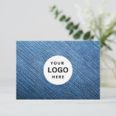Modèle de certificat cadeau d'entreprise avec logo (Debout devant)