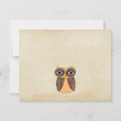 Modèle de certificat cadeau d'entreprise Owl Fashi (Dos)