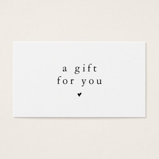 MODÈLE de certificat-cadeau pour bon d'affaires EM (Devant)