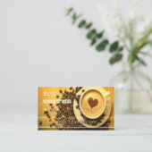 Modèle de certificat cadeau pour le meilleur café (Debout devant)