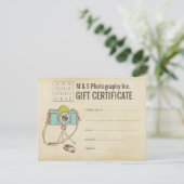 Modèle de certificat cadeau salon de beauté de che (Debout devant)