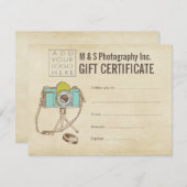 Modèle de certificat cadeau salon de beauté de che (Devant / Derrière)