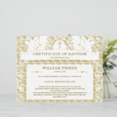 Modèle de certificat de baptême personnalisé modif (Debout devant)