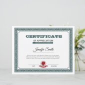 Modèle de certificat multifonction (Debout devant)