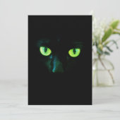 Modèle de chat noir aux yeux verts (Debout devant)