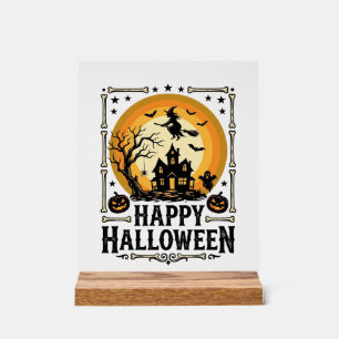 Modèle de chemise vintage Bonne Halloween Sorcière