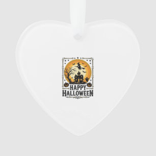 Modèle de chemise vintage Bonne Halloween Sorcière
