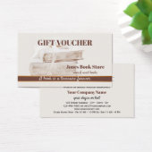 Modèle de chèques-cadeaux de livres de seconde mai (Bureau)