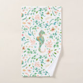 Modèle de cheval de mer mystique (Serviette à main)