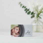 Modèle de chrome en métal de carte de visite de (Debout devant)