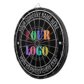 Modèle de Cible de flechettes de texte du logo de  (Devant droit)