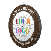 Modèle de Cible de flechettes de texte personnalis (Devant droit)