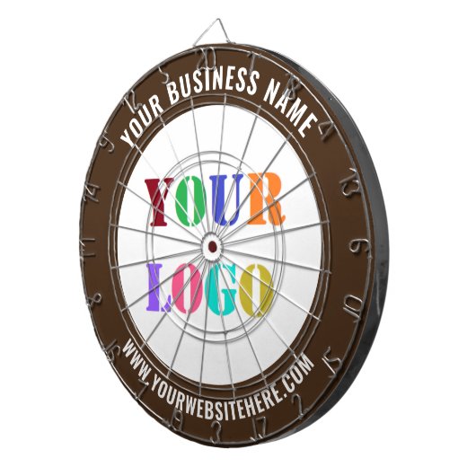 Modèle de Cible de flechettes de texte personnalis (Devant droit)