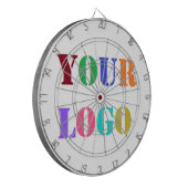 Modèle de Cible de flechettes du logo d'entreprise (Devant gauche)