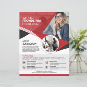 Modèle de circulaire d'affaires (Debout devant)