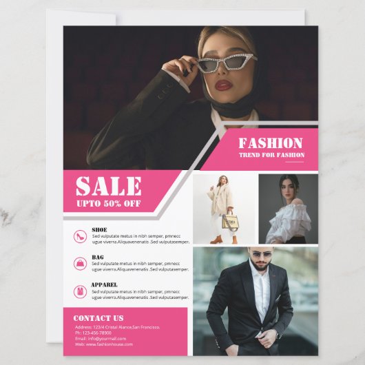 Modèle de circulaire de promotion de produit (Devant)