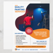 Modèle de circulaire de service de peinture (Devant / Derrière)