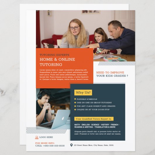 Modèle de circulaire du service de tutorat (Devant / Derrière)