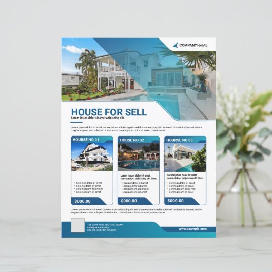 Modèle de circulaire immobilière (Debout devant)