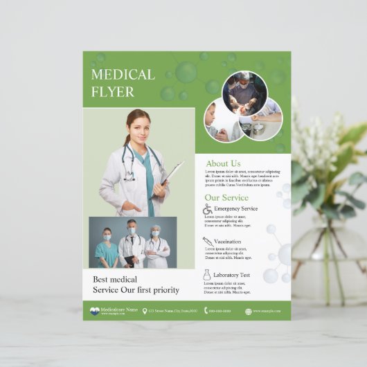 Modèle de circulaire Médicale (Debout devant)