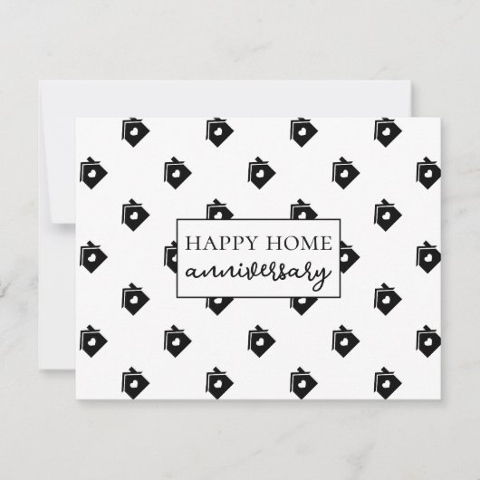 Modèle de clé de maison pour l'anniversaire de la (Devant)