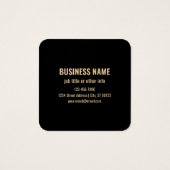 Modèle de code QR immédiatement modifiable | Or Fa (Dos)