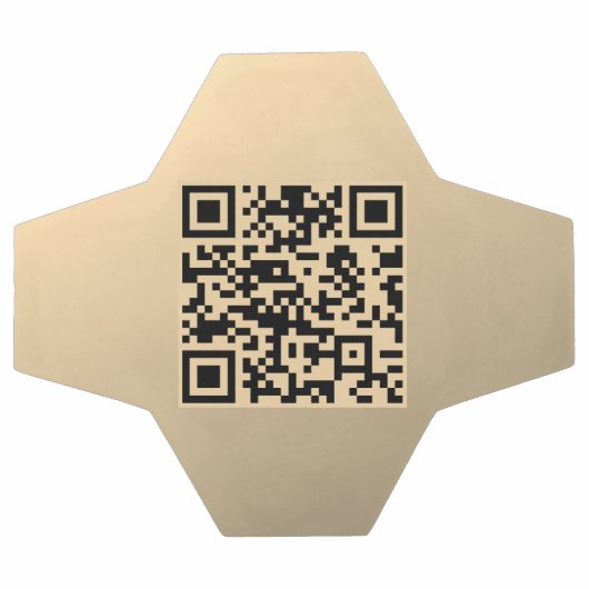 Modèle de code QR immédiatement modifiable | Or Fa (Plat)