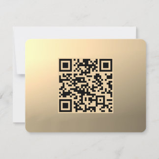 Modèle de code QR immédiatement modifiable | Or Fa