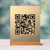 Modèle de code QR immédiatement modifiable | Or Fa (Neutre)
