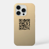 Modèle de code QR immédiatement modifiable | Or Fa (Verso)