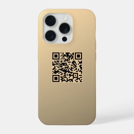 Modèle de code QR immédiatement modifiable | Or Fa (Verso)