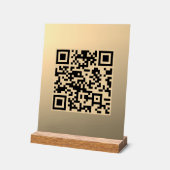 Modèle de code QR instantanément modifiable | Faux (Angle)