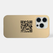 Modèle de code QR instantanément modifiable | Faux (Verso Horizontal)