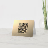 Modèle de code QR instantanément modifiable | Faux (Devant)