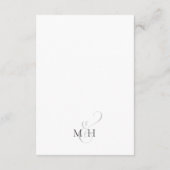 Modèle de code QR pour les détails de mariage simp (Dos)