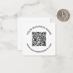 Modèle de code QR téléchargé avec texte modifiable