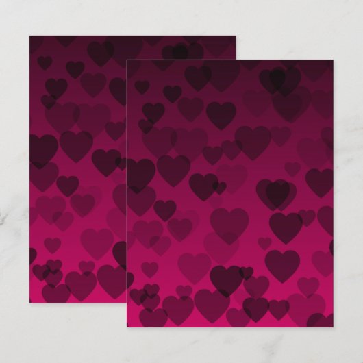 Modèle de coeurs 18 (Devant / Derrière)