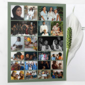 Modèle de collage photo de lily de la paix triptyq (Intérieur en premier)