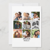 Modèle de collage photo personnalisé pour couples  (Devant)