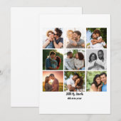 Modèle de collage photo personnalisé pour couples  (Devant / Derrière)