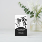 Modèle de conception Carte de visite de constructi (Debout devant)